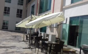 Square Garden Parasol
DeconDesigns’ Square Garden Parasols bring modern style and functional shading to your outdoor spaces in Malaysia. Featuring a square canopy for wide coverage, these parasols provide excellent sun and rain protection while enhancing patios, gardens, poolside areas, cafes, and resorts. Crafted from durable, weather-resistant fabrics and strong frames, they withstand tropical conditions, ensuring long-lasting performance. Available in various sizes and colors, Square Garden Parasols offer flexible shade coverage and complement any outdoor décor. Easy to operate, adjust, and maintain, DeconDesigns’ parasols create stylish, comfortable, and inviting spaces for relaxation or entertainment. Perfect for residential and commercial use, they combine elegance, functionality, and durability.
please visit our website at www.decondesigns.com  or contact us via WhatsApp at +60167960331