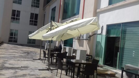 Square Garden Parasol
DeconDesigns’ Square Garden Parasols bring modern style and functional shading to your outdoor spaces in Malaysia. Featuring a square canopy for wide coverage, these parasols provide excellent sun and rain protection while enhancing patios, gardens, poolside areas, cafes, and resorts. Crafted from durable, weather-resistant fabrics and strong frames, they withstand tropical conditions, ensuring long-lasting performance. Available in various sizes and colors, Square Garden Parasols offer flexible shade coverage and complement any outdoor décor. Easy to operate, adjust, and maintain, DeconDesigns’ parasols create stylish, comfortable, and inviting spaces for relaxation or entertainment. Perfect for residential and commercial use, they combine elegance, functionality, and durability.
please visit our website at www.decondesigns.com  or contact us via WhatsApp at +60167960331