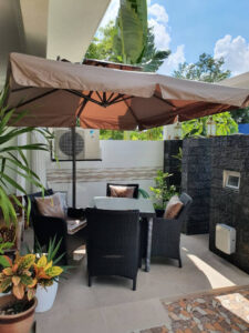 Outdoor Parasol Malaysia
DeconDesigns brings premium Outdoor Parasols to Malaysia, offering shade, comfort, and elegance for any outdoor space. Ideal for gardens, patios, or poolside areas, our parasols combine sturdy construction with stylish design. Crafted from high-quality, weather-resistant fabrics and frames, they withstand Malaysia’s tropical sun, rain, and occasional winds. Adjustable, easy to use, and available in various sizes and shapes, these parasols provide versatile shading options for residential and commercial spaces. Perfect for lounging, hosting gatherings, or creating cozy shaded corners, our Outdoor Parasols enhance both comfort and aesthetic appeal. Choose from an array of colors and designs to match your outdoor décor. With DeconDesigns’ focus on durability and quality, our Outdoor Parasols are a reliable choice anyone seeking long-lasting, stylish, and functional sun protection in Malaysia.
for please visit our website at www.decondesigns.com  or contact us via WhatsApp at +60167960331