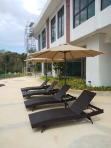 Poolside Umbrella
Enhance your poolside experience with DeconDesigns’ Poolside Umbrellas in Malaysia. Designed for durability and elegance, they provide ample shade for pool lounges, patios, and resort areas. Crafted with high-quality, weather-resistant fabrics and sturdy frames, they withstand tropical sun, rain, and occasional wind, ensuring long-lasting performance. Available in multiple sizes, colors, and designs, these umbrellas offer flexible shading options to create comfortable, inviting spaces for relaxation or entertainment. Easy to operate, tilt, and maintain, DeconDesigns’ Poolside Umbrellas combine practicality, style, and comfort. Perfect for residential homes, resorts, hotels, and commercial pool areas, they deliver premium outdoor shading solutions that elevate the overall poolside experience in Malaysia.
please visit our website at www.decondesigns.com  or contact us via WhatsApp at +60167960331