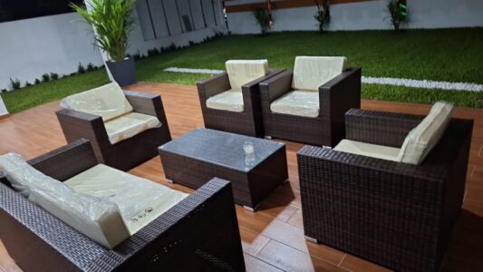 Online Furniture Malaysia
Elevate your garden's charm and comfort with DeconDesigns, your premier online furniture destination in Malaysia. Our extensive collection of outdoor furniture is crafted to meet the unique demands of Malaysian climates, delivering style and durability at unbeatable prices.
Explore our range of garden furniture, including weather-resistant patio sets, cozy lounge chairs, sturdy dining tables, and elegant outdoor accessories. Whether you have a small urban garden or a sprawling countryside retreat, we have the perfect solutions to transform your outdoor space.
At DeconDesigns, we combine Malaysian aesthetics with international quality standards to offer you the best in outdoor furnishings. Create an inviting and stylish garden retreat with DeconDesigns, your trusted online furniture source in Malaysia.
For more information, please visit our website at www.decondesigns.com  or contact us via WhatsApp at +60167960331
