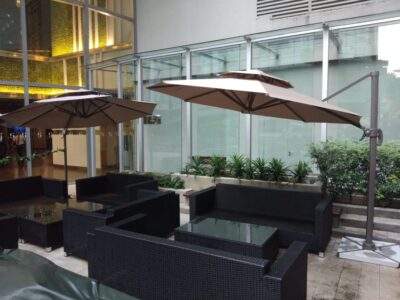 Outdoor Garden Parasol
Enhance your outdoor space with DeconDesigns’ premium Outdoor Garden Parasols. Perfect for gardens, patios, or backyard lounges, our parasols provide ample shade while adding elegance to your setting. Crafted with durable materials resistant to sun and rain, these parasols ensure long-lasting performance in Malaysia’s tropical climate. The design combines practicality and style, offering easy setup, adjustable height, and a wide canopy to protect you and your loved ones from harmful UV rays. Ideal for both residential and commercial spaces, our garden parasols bring comfort and sophistication to any outdoor area. Whether you’re hosting a family gathering or relaxing in your garden, this parasol is a must-have accessory. Choose from a variety of colors, shapes, and sizes to complement your décor. At DeconDesigns, we prioritize quality, durability, and aesthetic appeal, making our Outdoor Garden Parasols the top choice for outdoor enthusiasts across Malaysia.
please visit our website at www.decondesigns.com  or contact us via WhatsApp at +60167960331